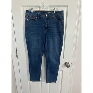 Seven7 Womens Jeans‎ Size 16 Starlette Crop Denim Blue